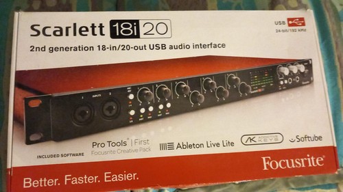 Focusrite scarlett 18i20 - focusrite, usb