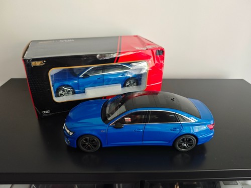 Audi a6l blu heimanba con - 1:18,